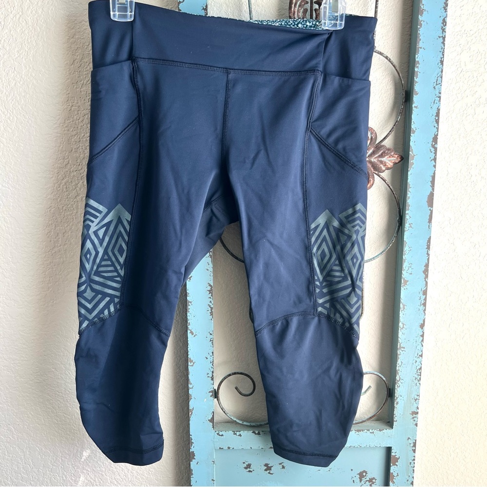 Lululemon Inkwell Stash It Crop Athletic Legging Pant